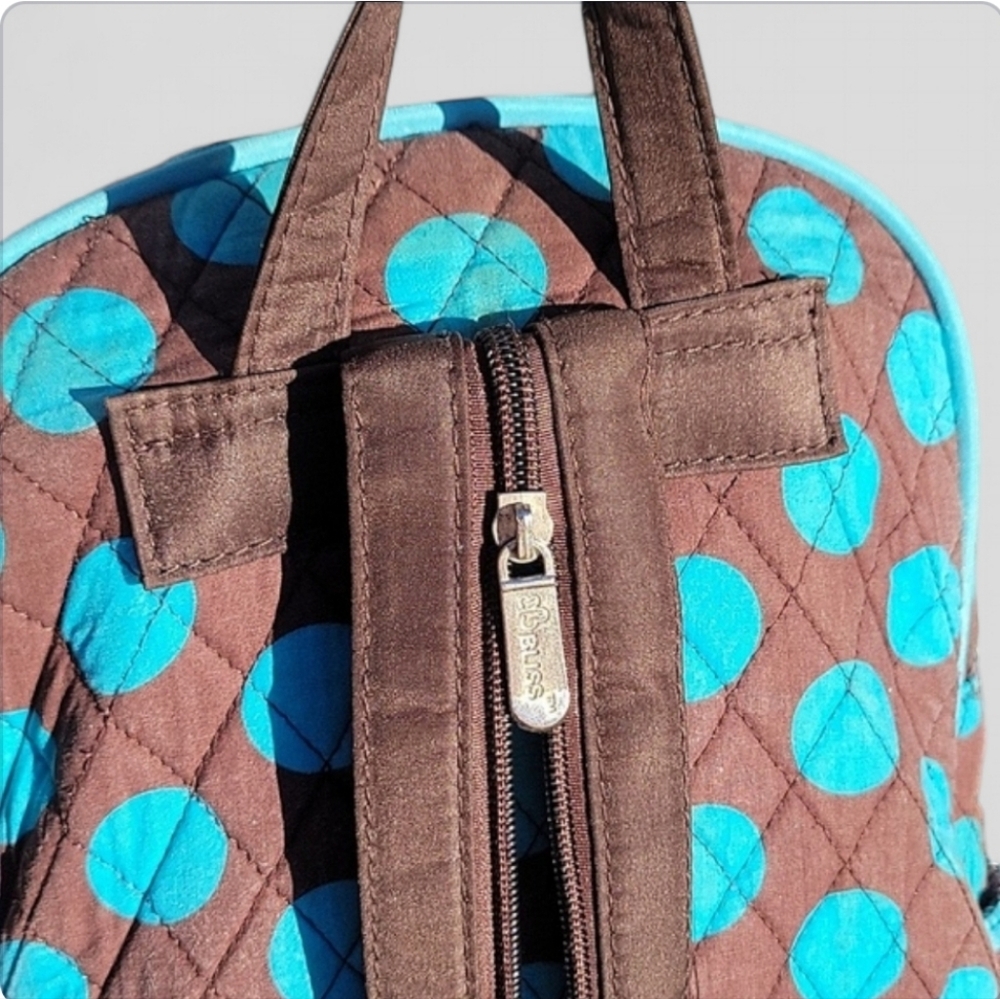 Bliss Quilted Backpack with Adjustable Shoulder Straps - Picture 3 of 17